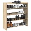 vidaXL Étagère à chaussures chêne sonoma 80x25x81 cm bois ingénierie