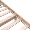 vidaXL Cadre de lit sans matelas bois massif 100x200 cm