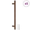 vidaXL Poign&eacute;es d'armoire 5 pcs bronze 192 mm acier inoxydable
