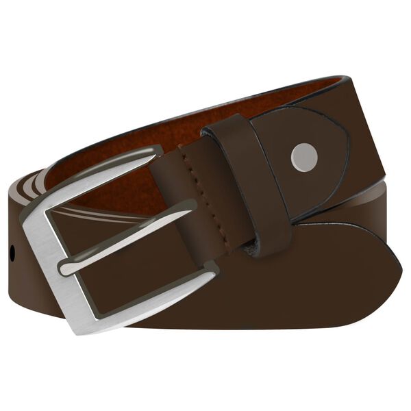 vidaXL Ceinture pour hommes Cuir Marron 95 cm