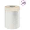 vidaXL Drap d'aspiration avec ruban adh&eacute;sif 12 pcs 30 x 3300 cm HDPE