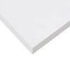 vidaXL &Eacute;tag&egrave;re murale flottante 2 pcs Blanc brillant 50x23x3,8 cm MDF