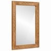 vidaXL Miroir de salle de bain Marron Clair 50 x 2,5 x 70 cm