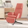 vidaXL Chaise de relaxation avec repose-pied Rose Velours