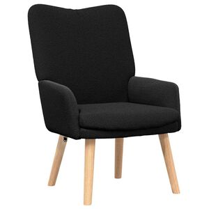 vidaXL fauteuil Noir 63 x 67 x 94 cm