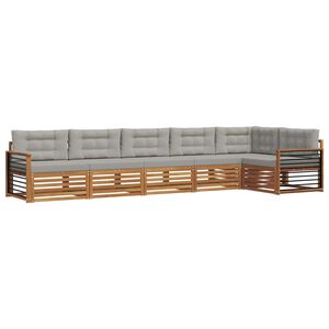 vidaXL Ensemble de canap&eacute;s d'ext&eacute;rieur 6 pc 6 place