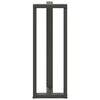 vidaXL Pieds de table de bar en forme de T, 2 pi&egrave;ces, anthracite, 40 x 35 x (110-111) cm, acier