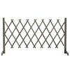 vidaXL Cl&ocirc;ture en treillis de jardin Gris 150x80 cm Bois de sapin