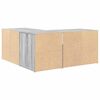 vidaXL Armoire d'angle sonoma gris 160x40x45 cm bois d'ing&eacute;nierie