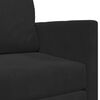 vidaXL Canap&eacute;-Lit 110cm Noir Velours