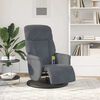 vidaXL Fauteuil de massage inclinable Gris fonc&eacute; 91 x 71 x 105 cm