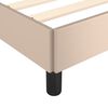 vidaXL Cadre de lit sans matelas cappuccino 90x190 cm similicuir