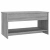 vidaXL Table basse sonoma gris 102x50x52,5 cm bois d'ingénierie