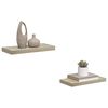 vidaXL &Eacute;tag&egrave;res murales flottantes 2 pcs ch&ecirc;ne 50x23x3,8 cm MDF