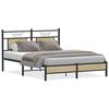 vidaXL Cadre de lit sans matelas ch&ecirc;ne sonoma 140x200 cm