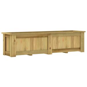 vidaXL Jardini&egrave;re sur&eacute;lev&eacute;e 196x50x50 cm Bois de pin impr&eacute;gn&eacute;