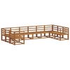 vidaXL Ensemble de canap&eacute;s d'ext&eacute;rieur 10 pcs Naturel