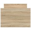 vidaXL Cadre de lit sans matelas chêne sonoma 100x200 cm