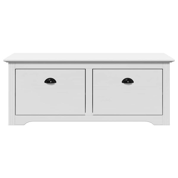 VidaXL Banc de couloir BODO blanc 114x40x45 cm