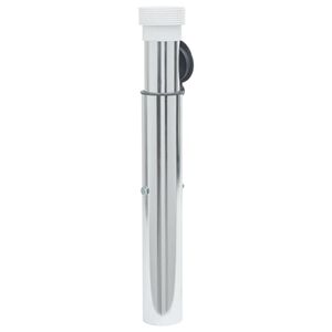 vidaXL Base de parasol enterr&eacute;e pour m&acirc;t 40-50 mm argent&eacute; aluminium