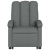vidaXL Fauteuil inclinable Gris fonc&eacute; Tissu