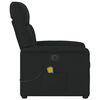 vidaXL Fauteuil de massage inclinable &eacute;lectrique Noir Tissu