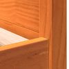 vidaXL Lit de jour sans matelas cire marron 80x200 cm bois pin massif