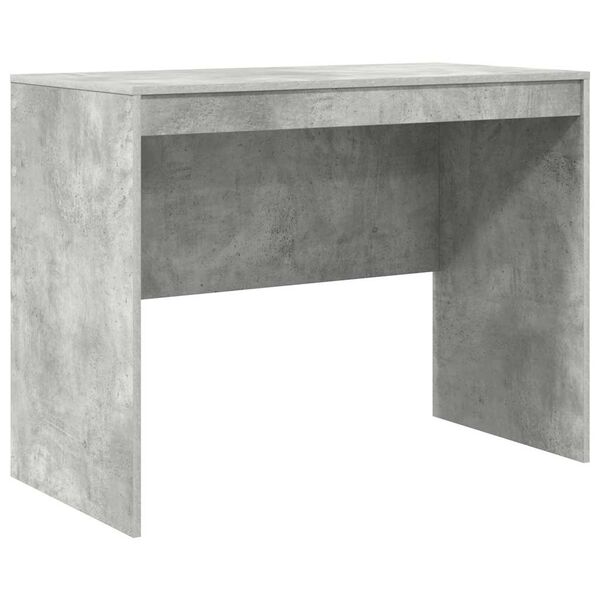 vidaXL Bureau Gris b&eacute;ton 100 x 50 x 76 cm