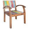 vidaXL Fauteuil Bois de bateau massif de r&eacute;cup&eacute;ration