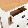 vidaXL Buffet Hill Blanc 79x40x80 cm Bois de pin solide