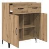 vidaXL Buffet Ch&ecirc;ne artisanal 69,5 x 34 x 90 cm Bois d'ing&eacute;nierie