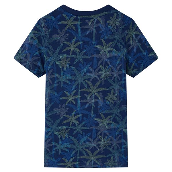 T-shirt pour enfants bleu marine 140