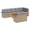 vidaXL Ensemble de canap&eacute; de jardin 9 pc 8-Nombre de places