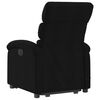 vidaXL Fauteuil inclinable de massage &eacute;lectrique Noir Tissu