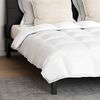 vidaXL Ensemble de Duvet avec oreiller 3 pcs Blanc Plume de canard