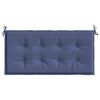 vidaXL Coussin de banc de jardin bleu marine 100x50x4 cm tissu oxford