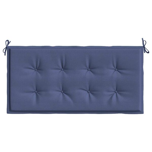 vidaXL Coussin de banc de jardin bleu marine 100x50x4 cm tissu oxford