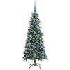 vidaXL Sapin de No&euml;l artificiel Vert 150 cm PVC, plastique et acier