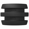 vidaXL Bumpers de table de baby-foot 16 pi&egrave;ces Noir 3 x 3 x 2 cm TPE