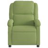 vidaXL Fauteuil inclinable &eacute;lectrique vert clair velours