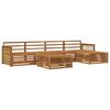 vidaXL Ensemble de canap&eacute;s d'ext&eacute;rieur 6 pcs Naturel