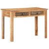 vidaXL Bureau 110x50x75 cm Bois de r&eacute;cup&eacute;ration massif
