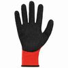 vidaXL Gants de Travail 24 pcs Rouge et Noir 8 / m Rev&ecirc;tement en latex