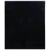 vidaXL Film de fen&ecirc;tre statique d&eacute;poli noir 60x500 cm PVC