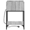 vidaXL Cabinet de chevet 2 pcs Gris Sonoma 40 x 40 x 61 cm