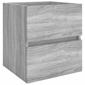 vidaXL Armoire d'&eacute;vier Sonoma gris 41x38,5x45 cm Bois d'ing&eacute;nierie