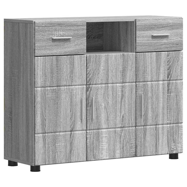 vidaXL Cabinet en Bois avec tiroir Gris Sonoma 88,5 x 30,5 x 73 cm