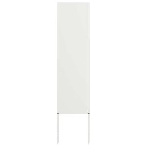 vidaXL &Eacute;cran de confidentialit&eacute; de jardin Fretwork Blanc 32 x 140 cm