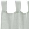 vidaXL Rideaux en voile avec boucles 2 pcs gris clair 140x225 cm
