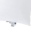 vidaXL Duvet d'été simple avec oreiller 2 pcs Blanc Microfibre